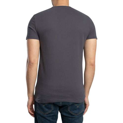 Superdry Camiseta EMB com logotipo essencial Preto