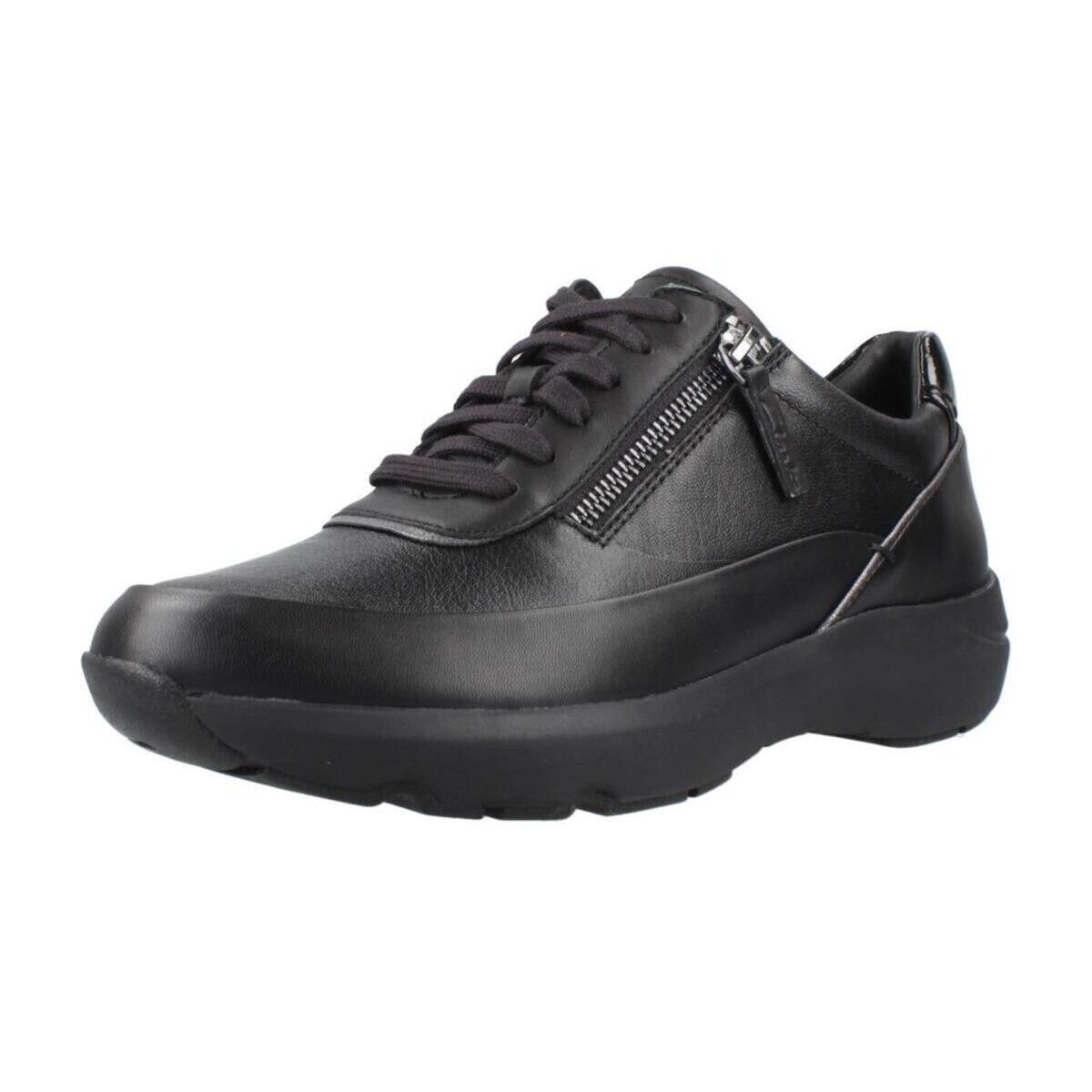 Sapatos Homem Sapatilhas Clarks TIVOLI ZIP Preto