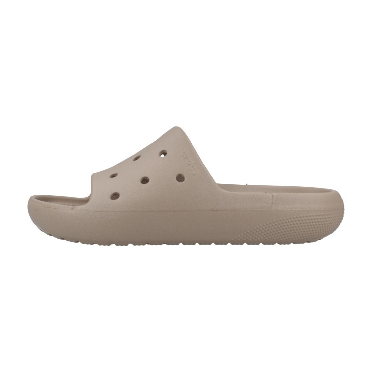 Sapatos Homem Chinelos Crocs CLASSIC SLIDE V2 Castanho