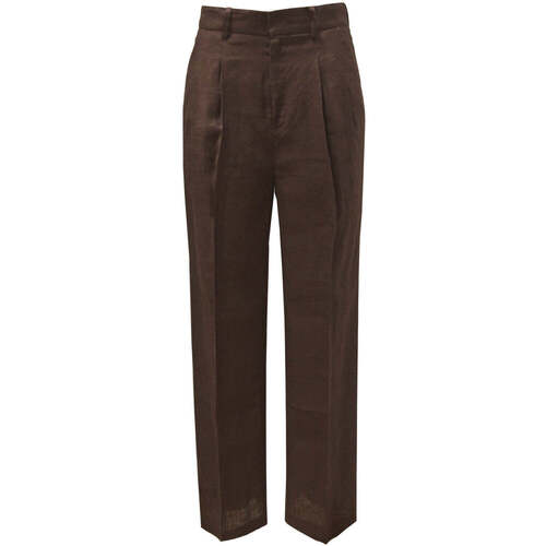 Textil Mulher Calças Isabelle Blanche  Castanho
