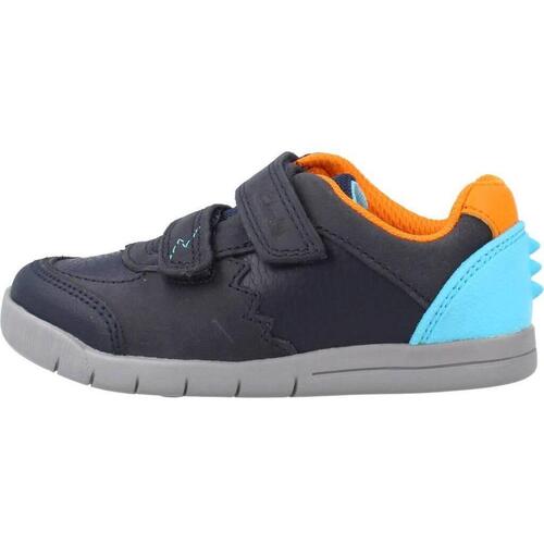 Sapatos Rapaz Sapatilhas Clarks REX QUEST T Azul