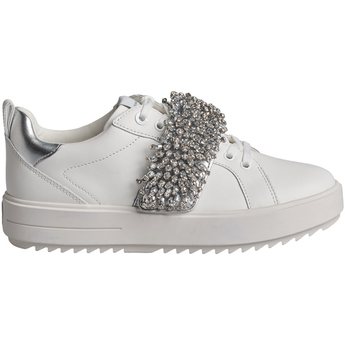 Sapatos Mulher Sapatilhas de ténis MICHAEL Michael Kors 43S3EMFS3L-SILVER Branco