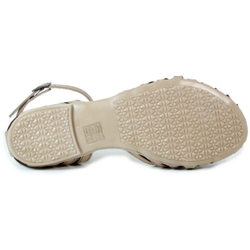 Porronet SANDALIA PLANA PIEL TAUPE  PALMA 3102 Bege
