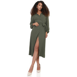 Textil Mulher Vestidos La Modeuse 68796_P159924 Cáqui