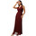 Textil Mulher Vestidos La Modeuse 74820_P176759 Bordô