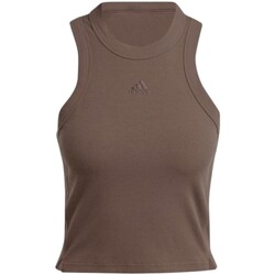 Textil Mulher Tops / Blusas adidas Originals IY6733 Castanho