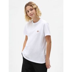 Textil Mulher T-shirts e Pólos Dickies MAPLETON TEEW - DK0A4XDA-WHX1 WHITE Branco