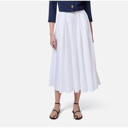 Textil Mulher Saias Elisabetta Franchi GO12152E2-100 Branco