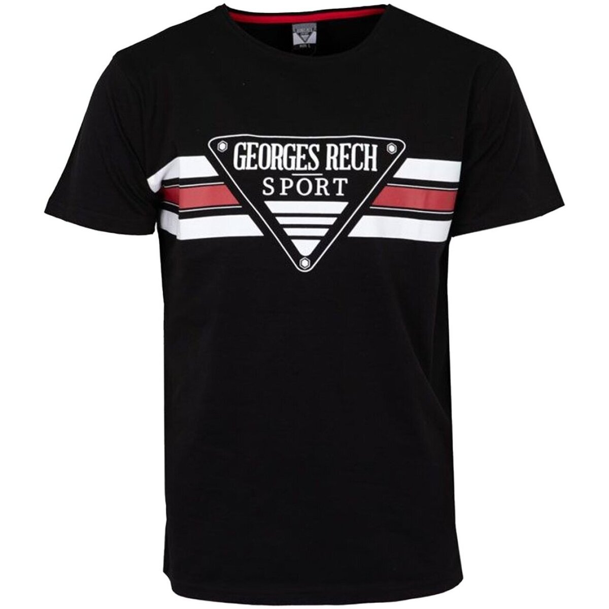 Textil Homem T-Shirt mangas curtas Georges Rech GRT-5 Preto