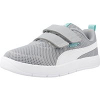 Sapatos Rapaz Sapatilhas Puma COURTFLEX V3 MESH PS Cinza