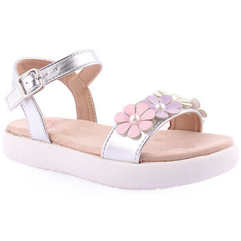 Sapatos Rapariga Sandálias Uauh! K Sandals Girl Prata