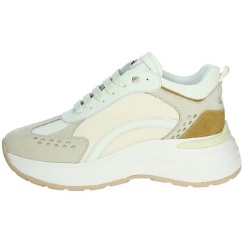 Sapatos Mulher Sapatilhas de cano-alto Janet&Janet J-062 Bege