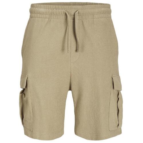 Textil Homem Shorts / Bermudas Jack & Jones  Bege