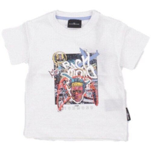 Textil Rapaz T-Shirt mangas curtas John Richmond RBP25170TS Branco