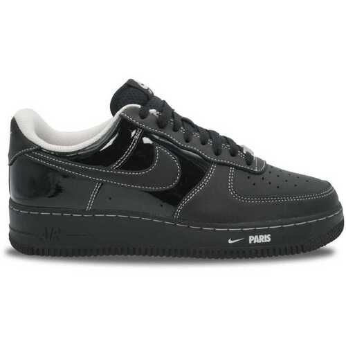 Sapatos Homem Sapatilhas Nike Air Force 1 Low '07 PARIS Preto