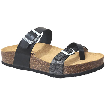 Sapatos Mulher Chinelos Plakton Cp bombay Preto