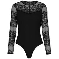 Roupa de interior Mulher Camisolas de interior Pieces 17151126 SINNA-BLACK Preto