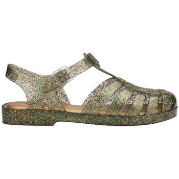 Sapatos Mulher Sapatilhas Melissa Sandálias Possession Shiny - Glitter Clear/Beige Verde