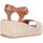 Sapatos Mulher Sandálias FitFlop Sandálias de plataforma  com salto anabela trançado JG1 TAN_MARFIM