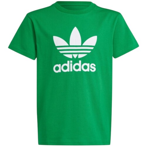 Textil Rapaz T-Shirt mangas curtas adidas Originals IY4003 Verde