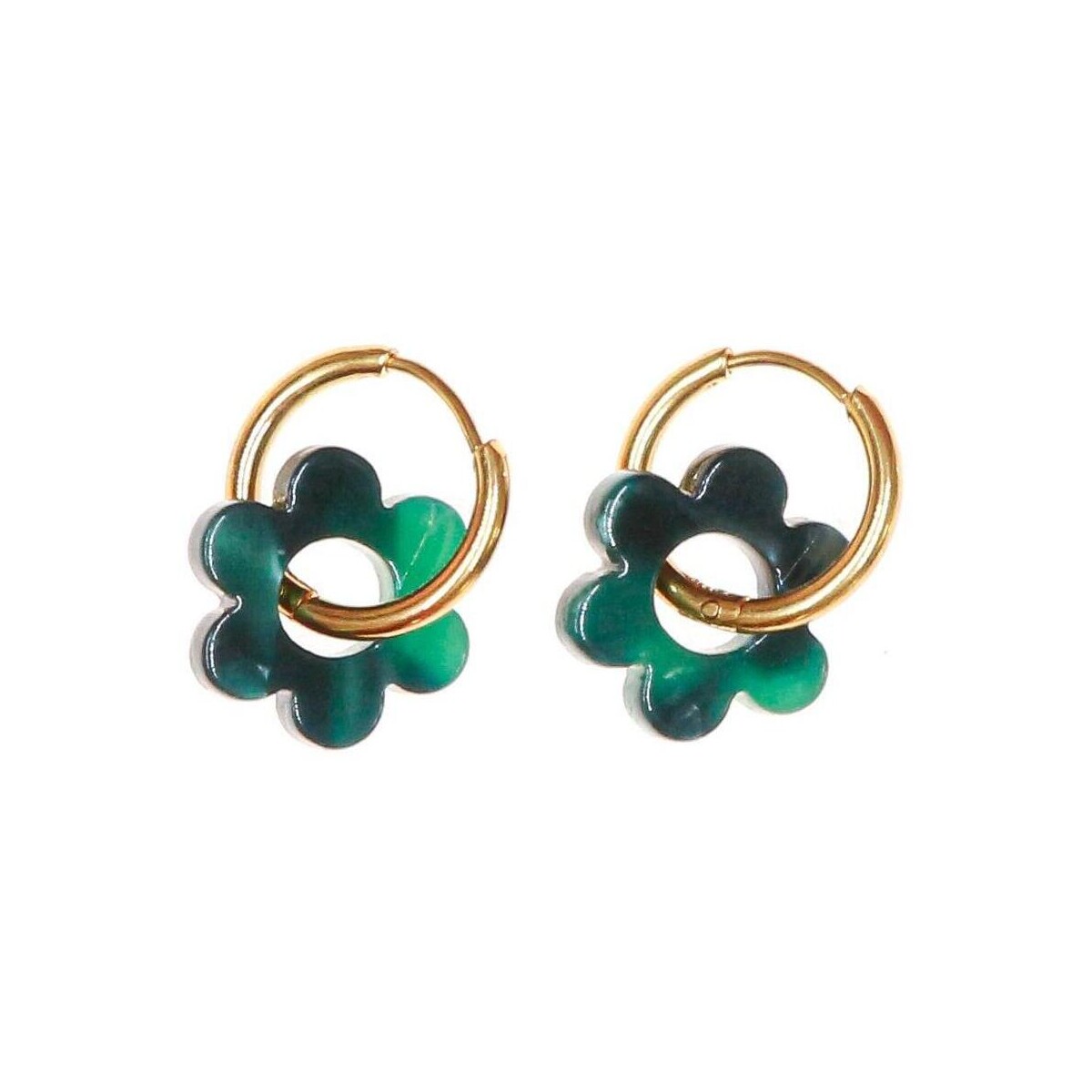 Relógios & jóias Mulher Brincos Clio Blue  Verde