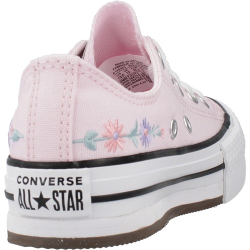 Converse CHUCK TAYLOR ALL STAR EVA LIFT OX FLORAL Rosa