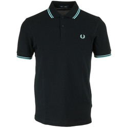 Textil Homem T-shirts e Pólos Fred Perry Twin Tipped Shirt Azul