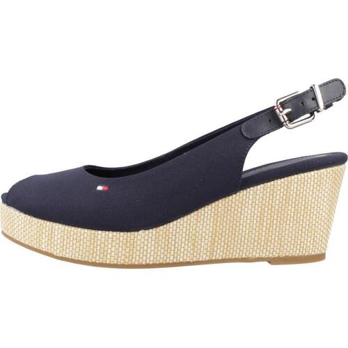 Tommy Hilfiger ICONIC ELBA SLING BACK W Azul