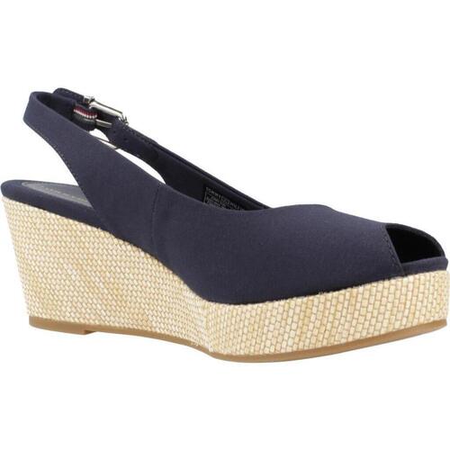 Tommy Hilfiger ICONIC ELBA SLING BACK W Azul