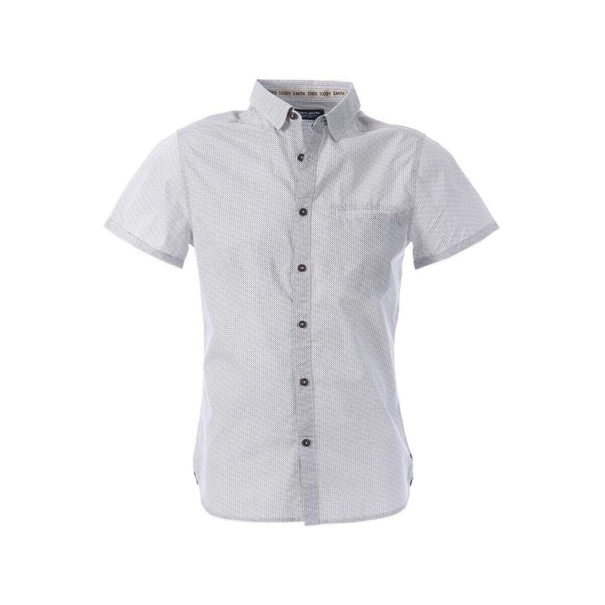 Textil Homem Camisas mangas curtas Teddy Smith  Branco