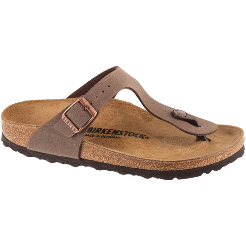 Sapatos Mulher Chinelos BIRKENSTOCK Gizeh BFBC Castanho