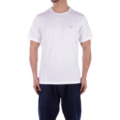 Textil Homem T-Shirt mangas curtas Barbour MTS0670 Branco