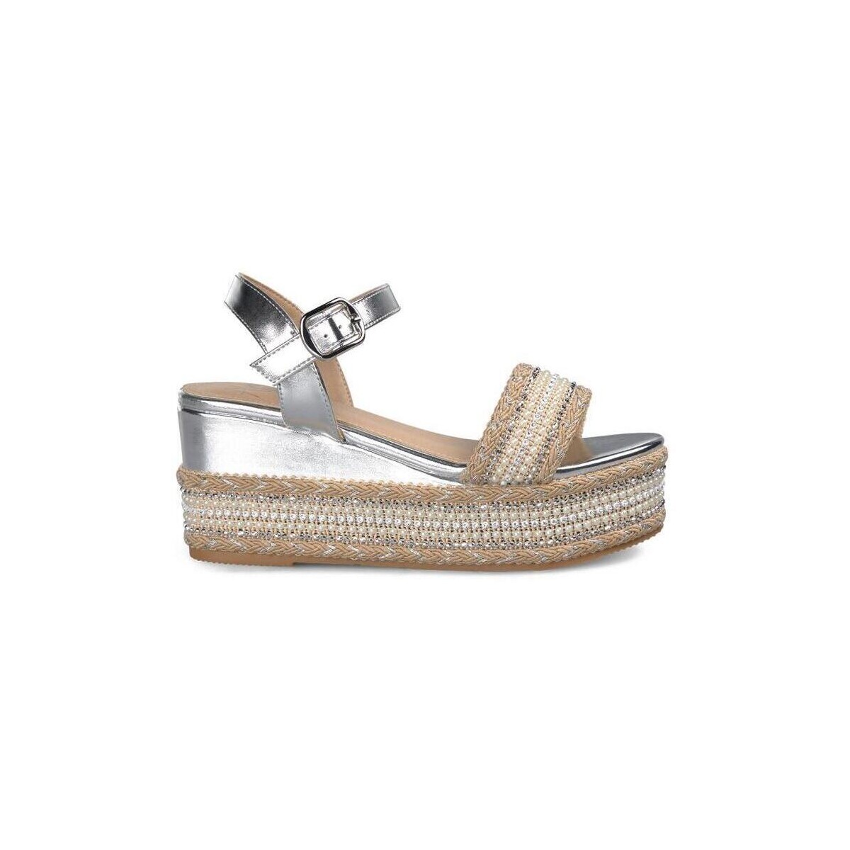 Sapatos Mulher Sandálias Alma Blue V25BLD143 Prata