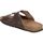 Sapatos Homem Sandálias Interbios 9560 Castanho