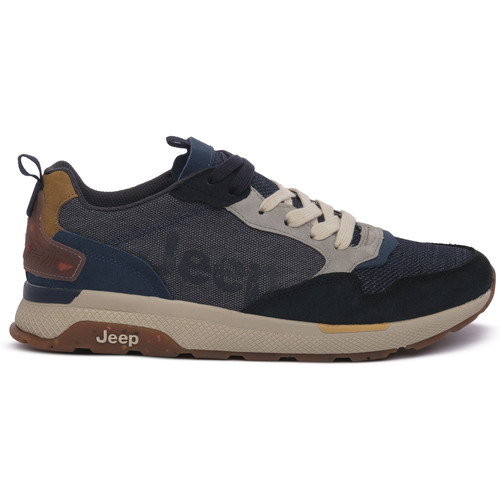Sapatos Homem Sapatilhas Jeep 100 ONTARIO BLUE Azul