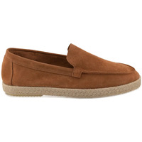 Sapatos Homem Alpargatas Casual | Alpargatas em pele castanha | Homem Castanho