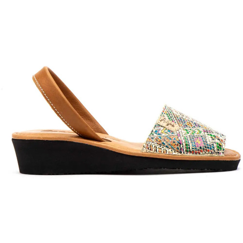Sapatos Mulher Sandálias Cbp - Conbuenpie CBP| Abarcas menorquinas cunha multicolorida|Mulher Multicolor