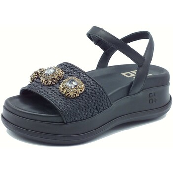 Sapatos Mulher Sandálias Gio + MINA04C Combi Preto