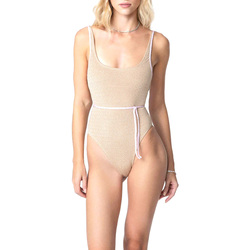 Textil Mulher Fatos e shorts de banho F * * K  Ouro