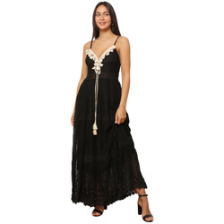 Textil Mulher Vestidos La Modeuse 75202_P177654 Preto