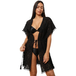 Textil Mulher Casacos de malha La Modeuse 75204_P177658 Preto