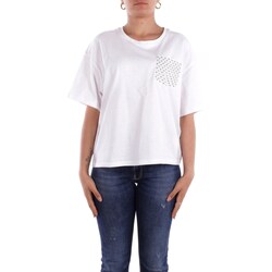 Textil Mulher T-Shirt mangas curtas Only 15343834 Branco