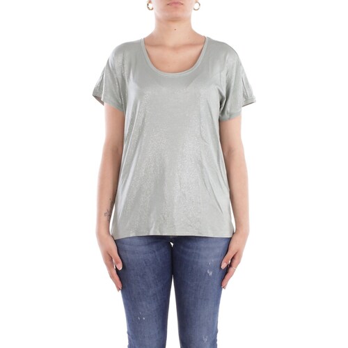 Textil Mulher T-Shirt mangas curtas Only 15315976 Verde