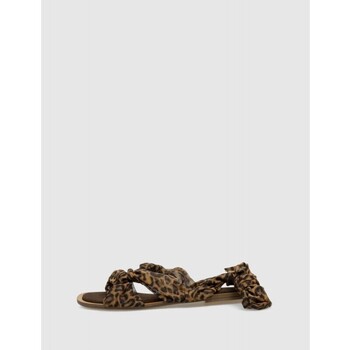 Sapatos Mulher Sandálias Obvio SANDALIA  CHANTAL LEOPARDO Multicolor