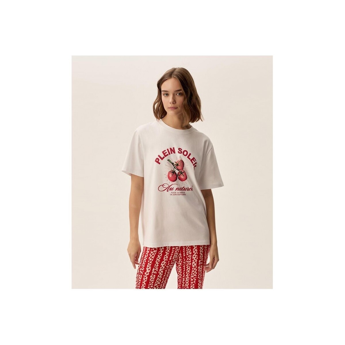 Textil Mulher T-Shirt mangas curtas Des Petits Hauts  Multicolor
