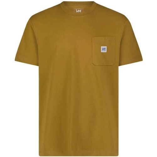 Textil Homem T-shirts e Pólos Lee 112355606-GLAZED GINGER Bege