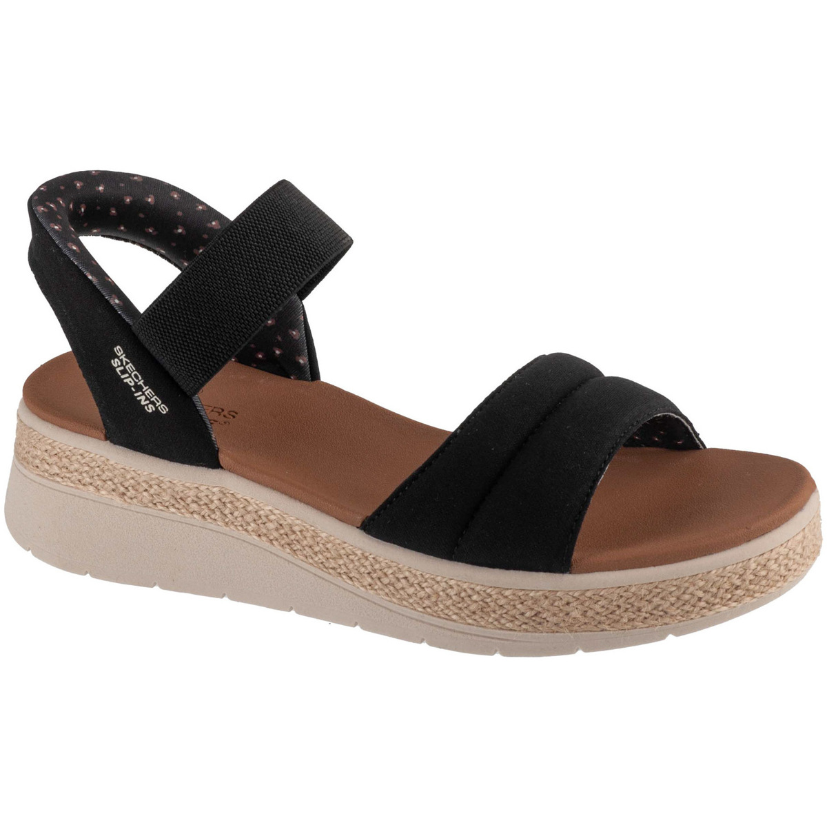 Sapatos Mulher Sandálias desportivas Skechers Slip-Ins: BOBS Sun Ray Preto