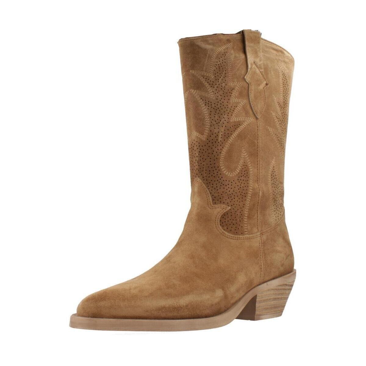 Sapatos Mulher Botas Alpe 5355 11 Castanho