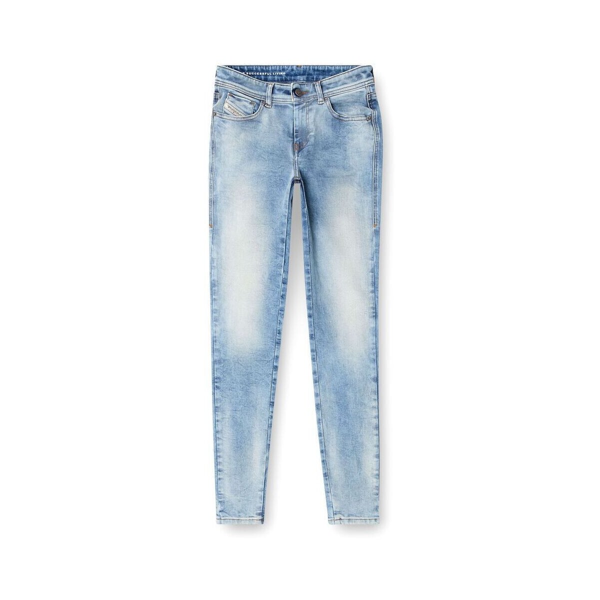 Textil Mulher Calças de ganga Diesel 2017 SLANDY 09K72-09K72 Azul