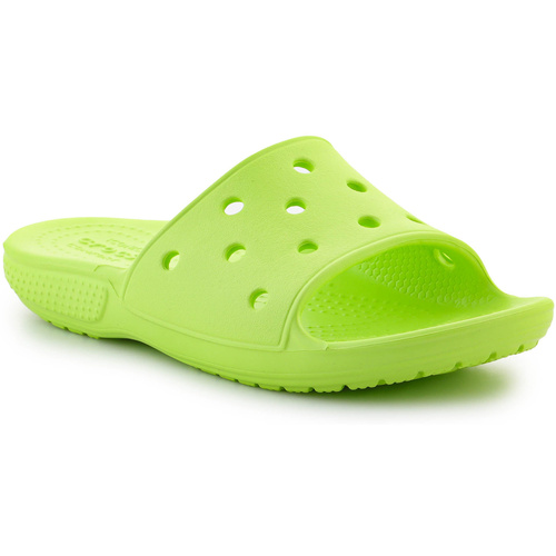 Sapatos Criança Sandálias Crocs Classic Slide K 206396-3UH Limeade Verde